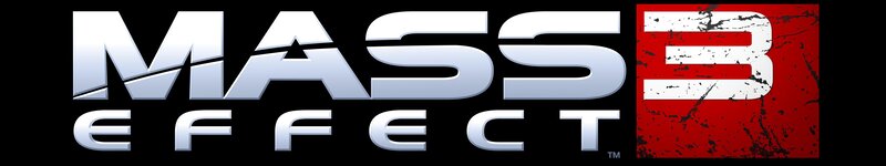Mass Effect 3 Logo — Black, Dramatic, Vector Art, Text, White