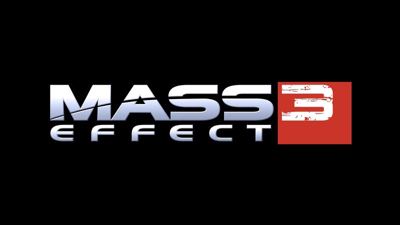 Mass Effect 3 Logo — Black, Dramatic, Vector Art