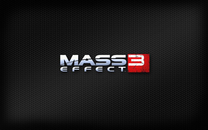 Mass Effect 3 Logo — Black
