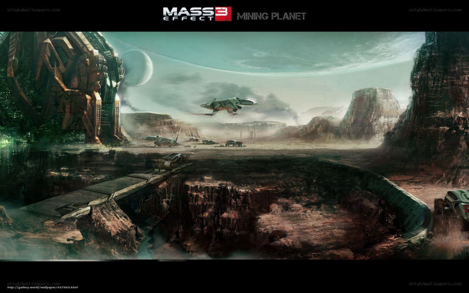 Mass Effect 3 Mining Planet