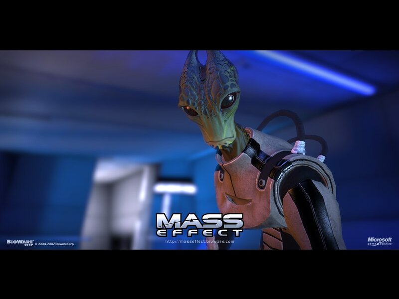 Mass Effect alien character