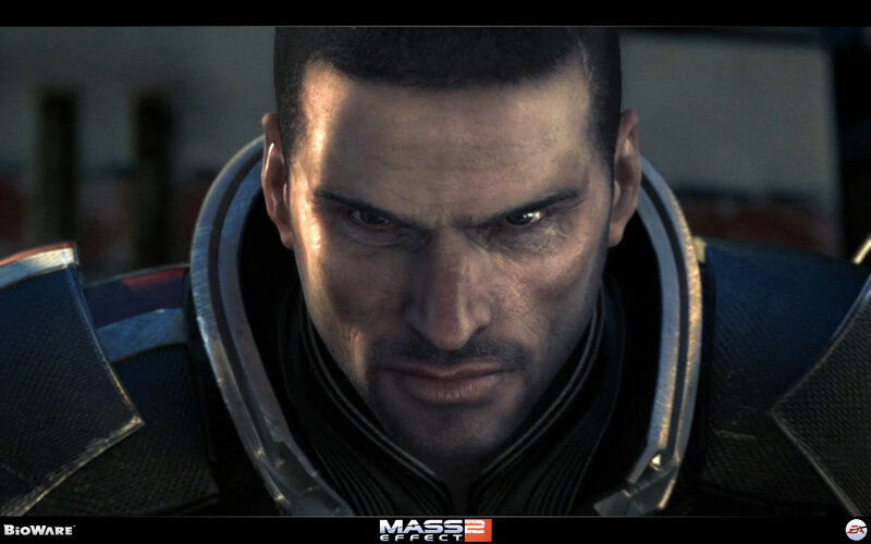 Mass Effect character close-up