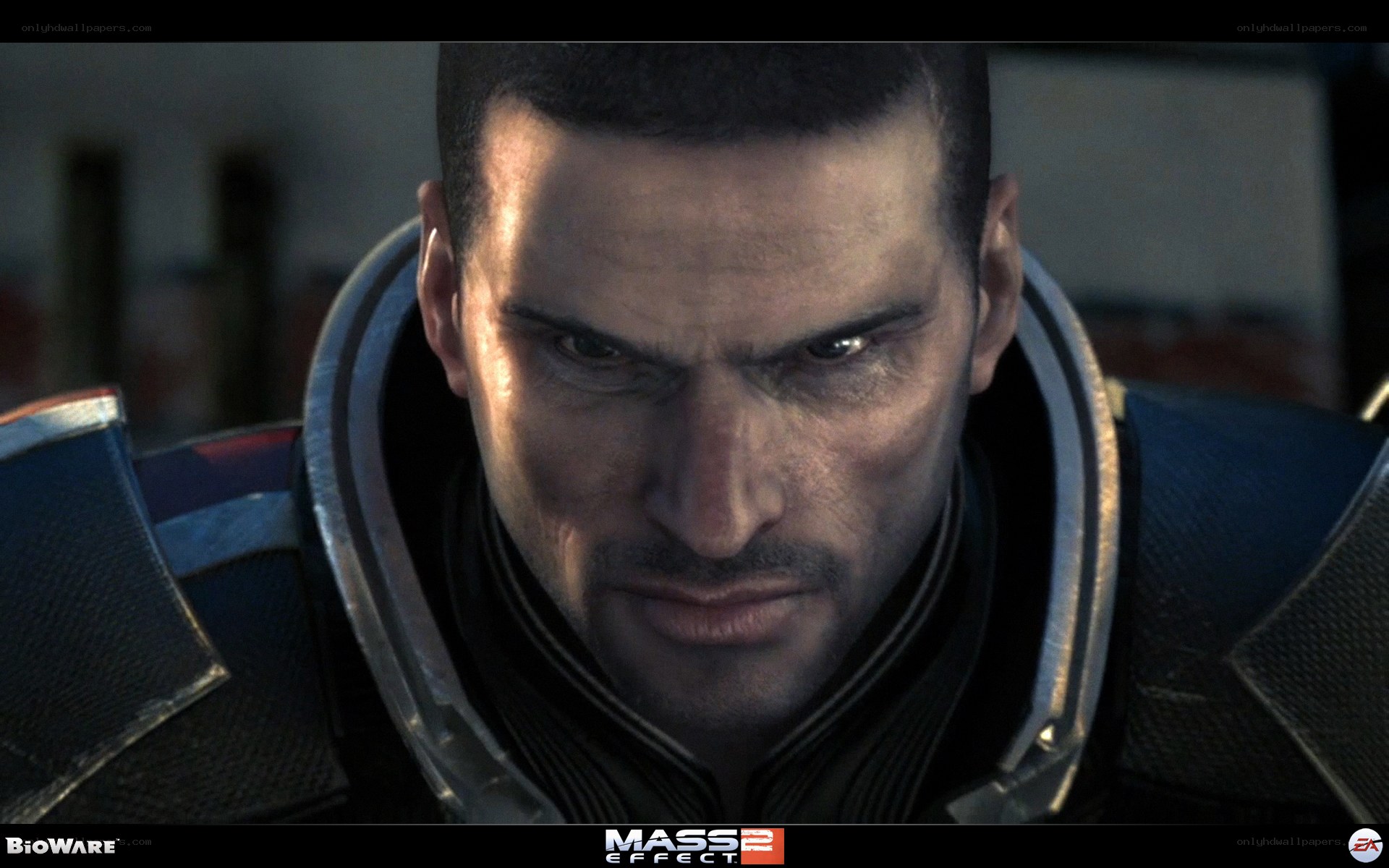 Mass Effect character close-up