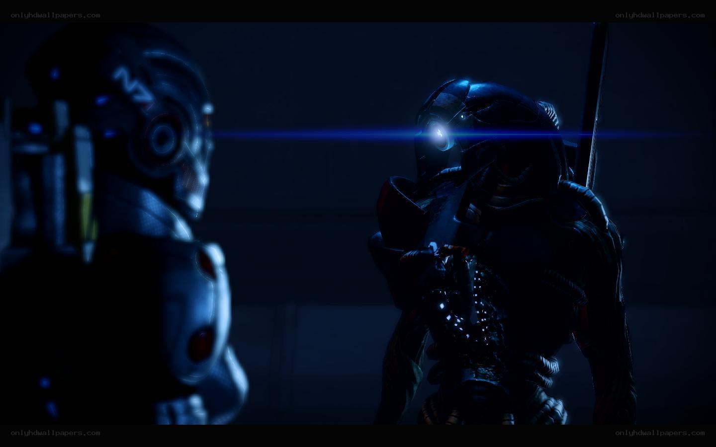 Mass Effect character confrontation
