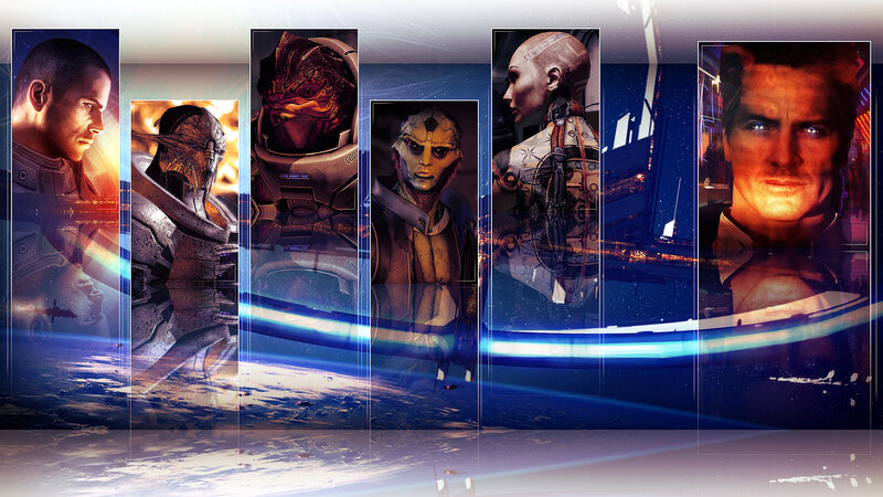 Mass Effect character lineup