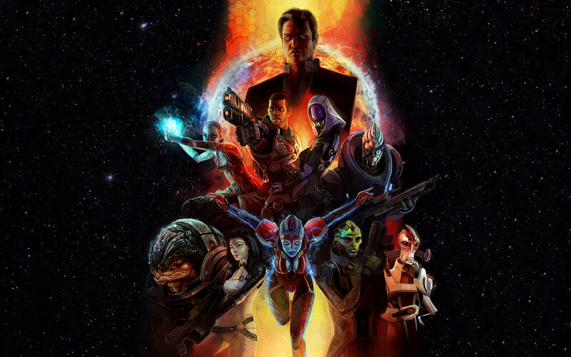 Mass Effect character lineup