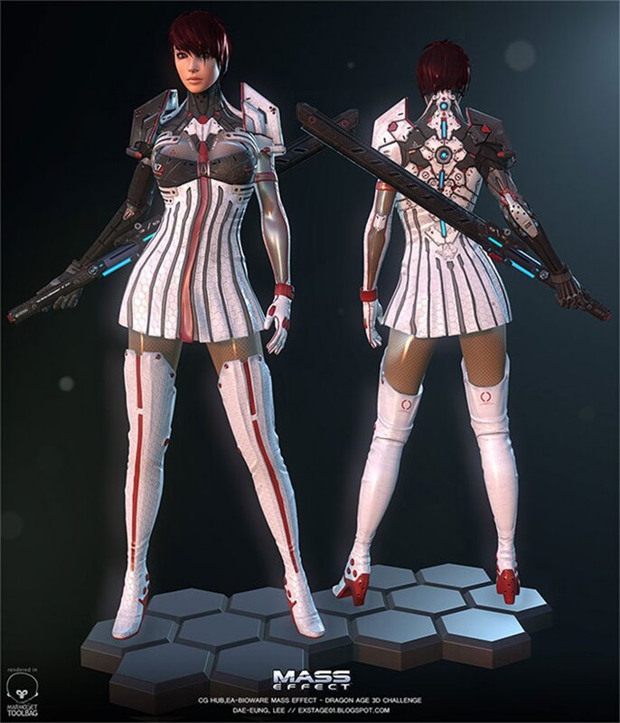 Mass Effect character model