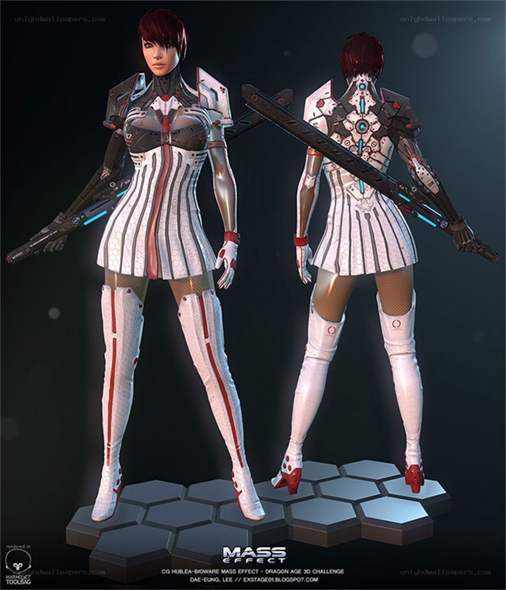 Mass Effect character model