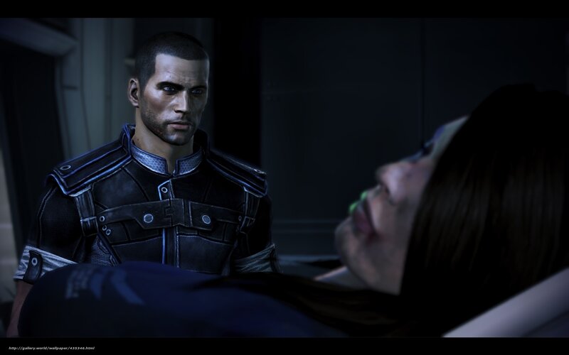 mass effect character scene