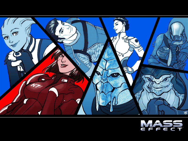 Mass Effect Characters — Blue