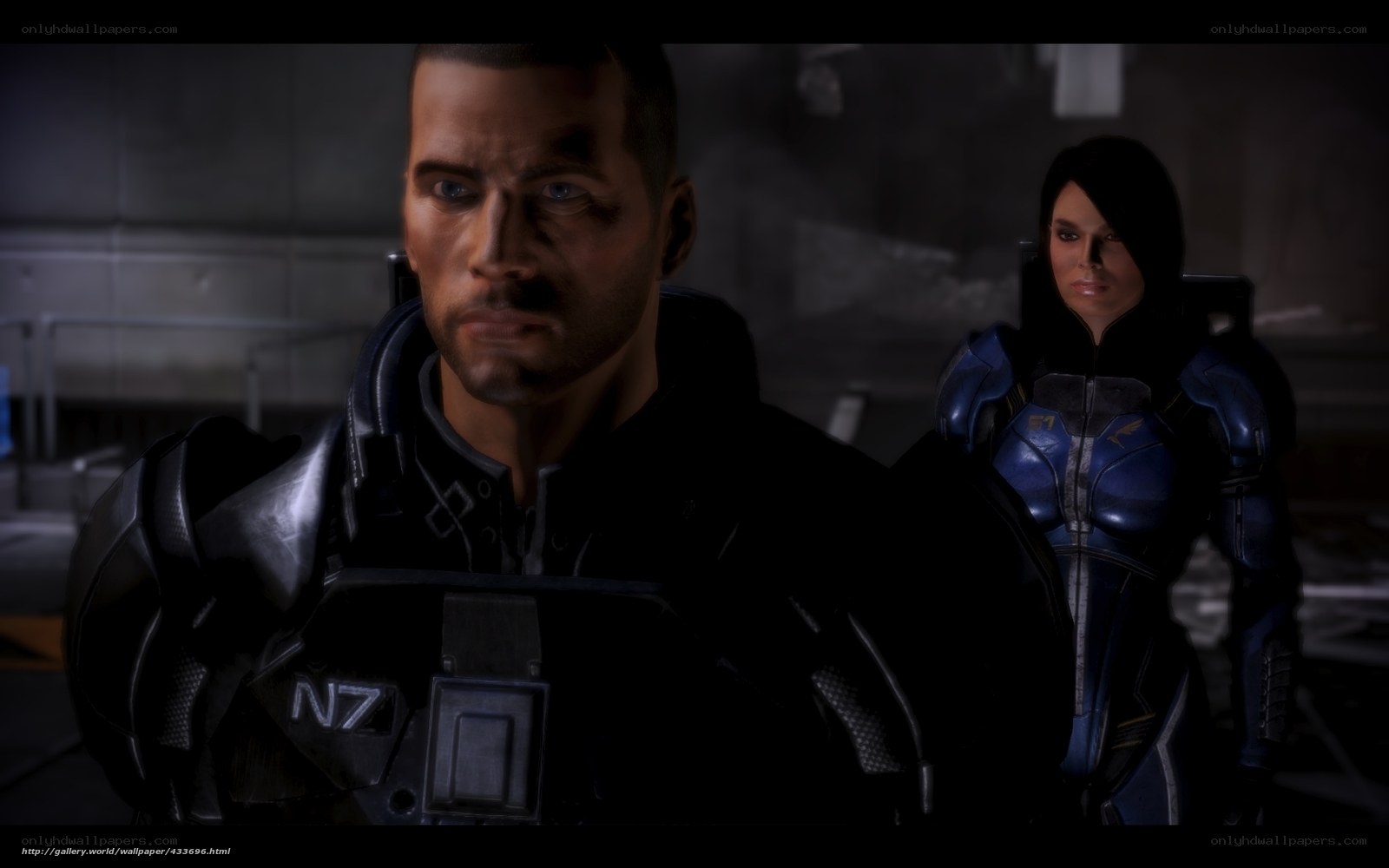 Mass Effect characters in armor