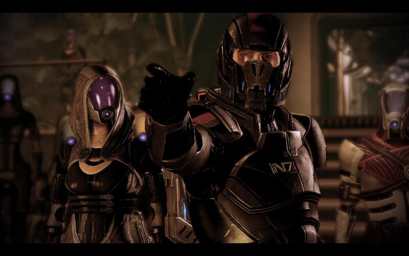 mass effect characters in armor