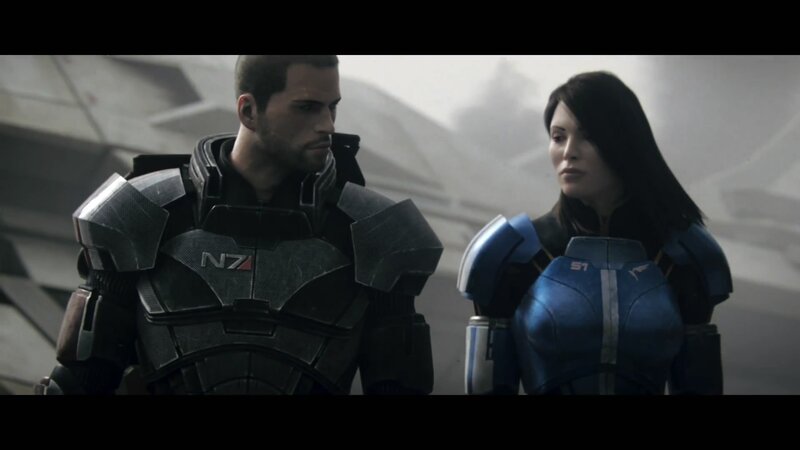 Mass Effect characters in armor