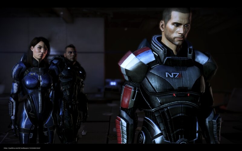 Mass Effect characters in armor