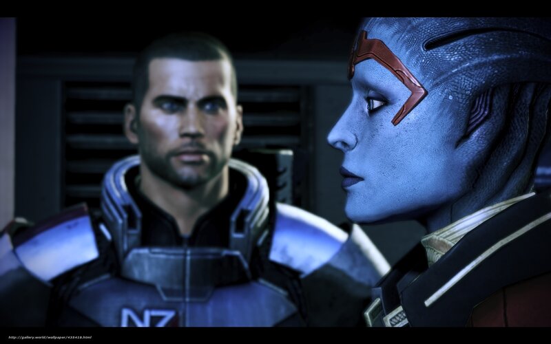 Mass Effect characters in conversation