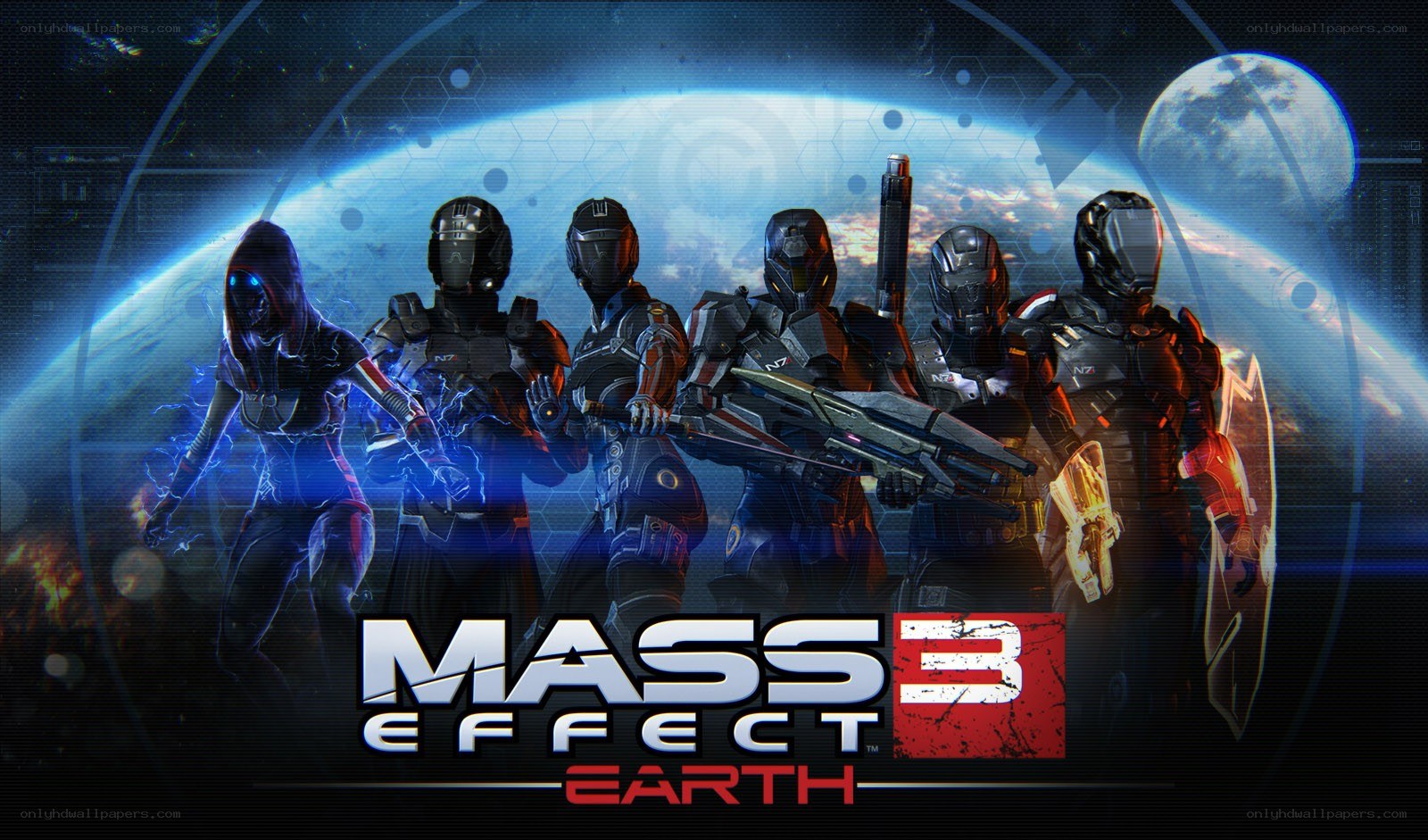 Mass Effect Earth promotional art