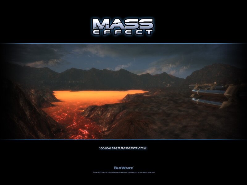 Mass Effect game title screen
