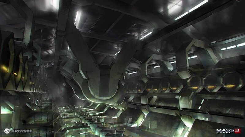 mass effect industrial interior