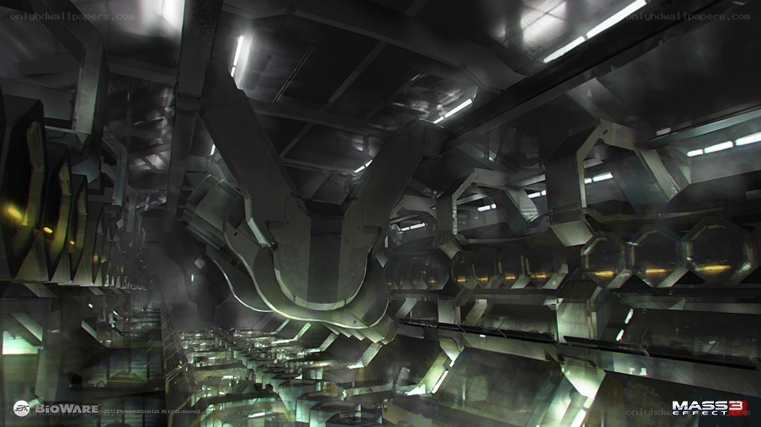 mass effect industrial interior