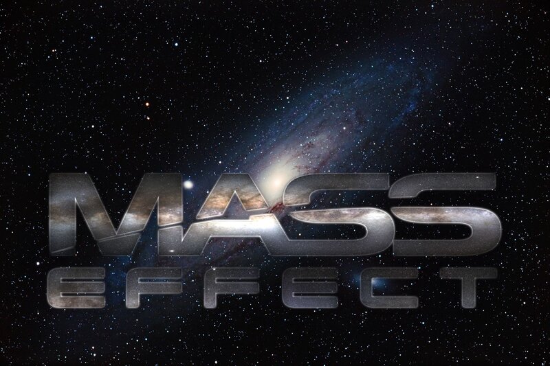Mass Effect Logo — Black