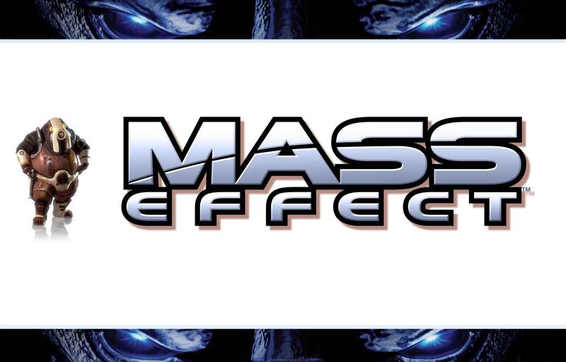 Mass Effect Logo — White
