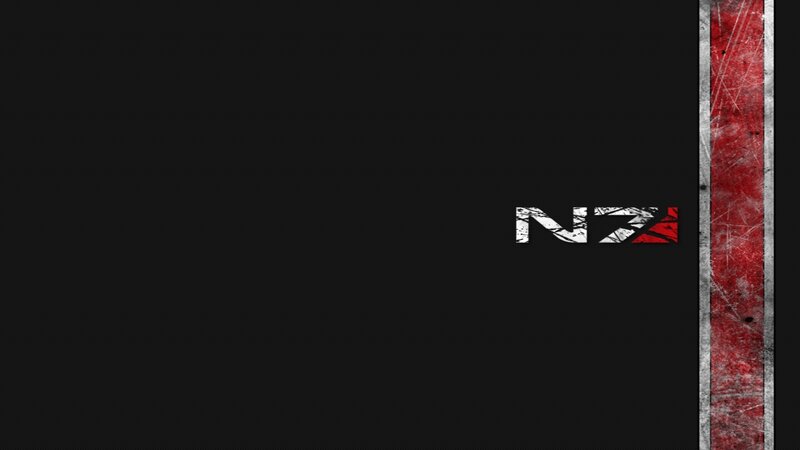 Mass Effect N7 logo wallpaper