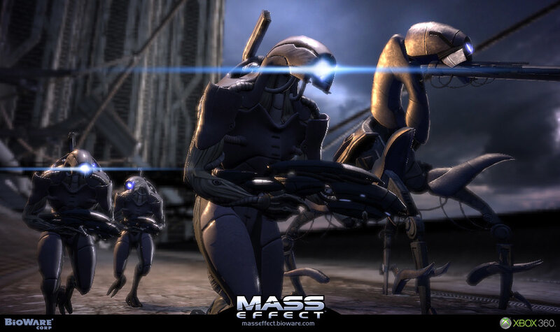 Mass Effect robotic soldiers