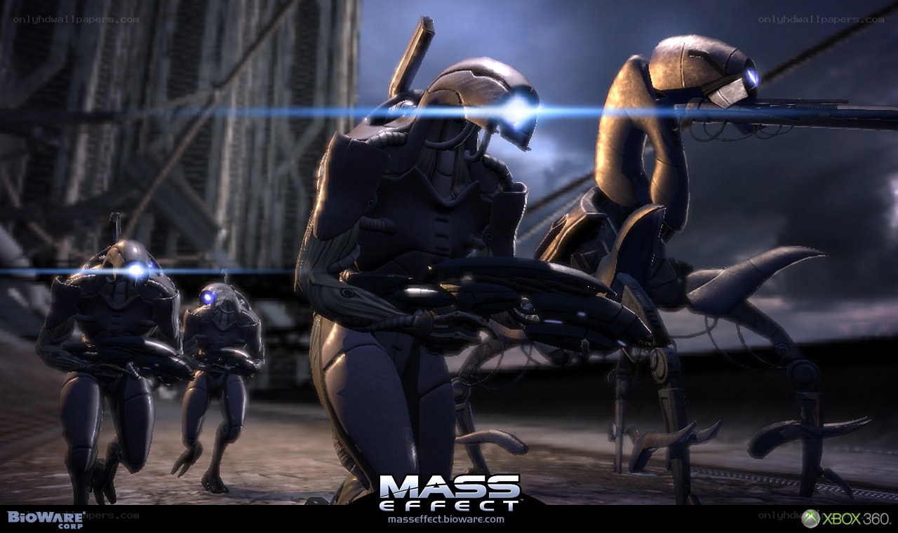 Mass Effect robotic soldiers