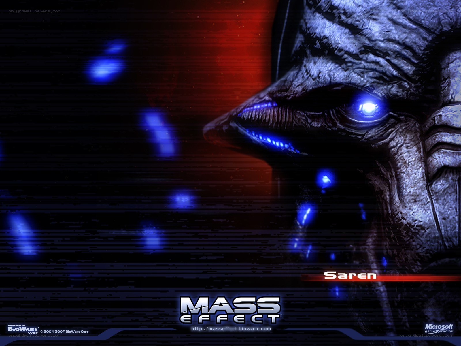 Mass Effect Saren character art