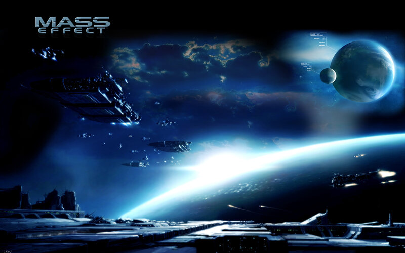 Mass Effect space battle