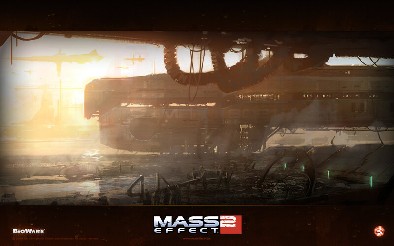 Mass Effect Spaceship — Brown