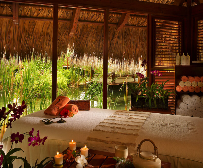 Massage Table in Spa