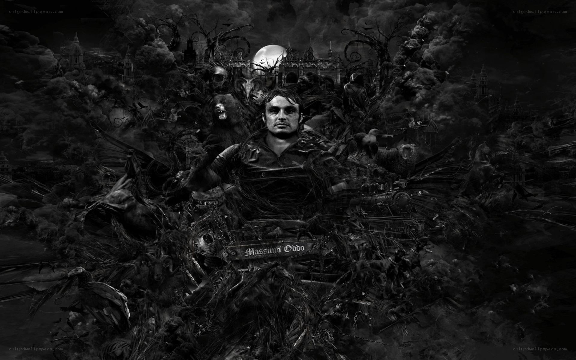 Massimo Oddo portrait collage