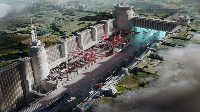Massive Dam Complex