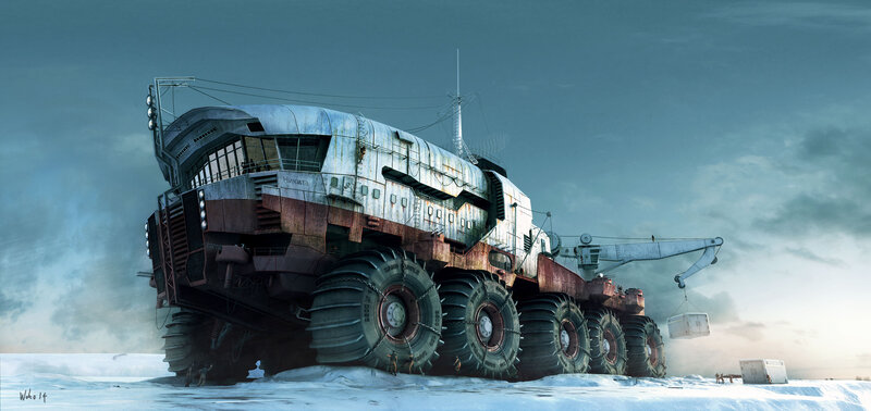 Massive Snow Vehicle