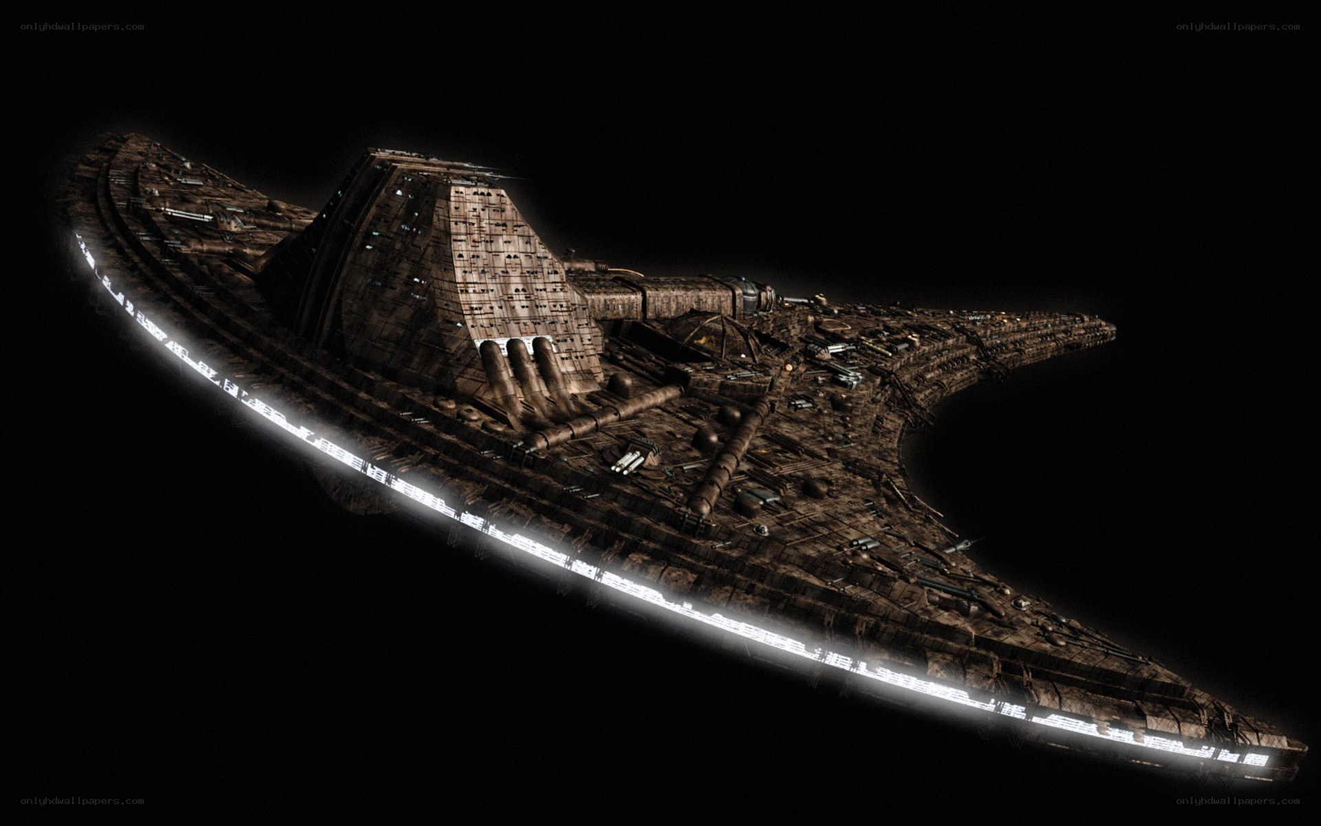 massive space battleship