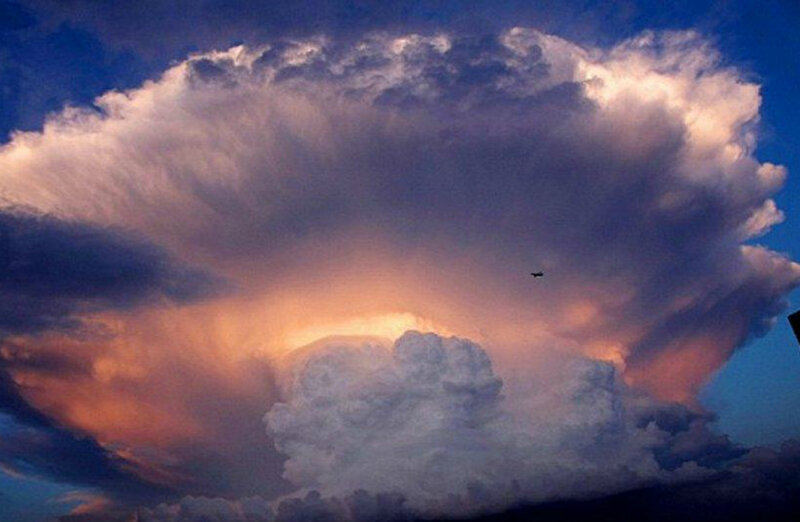Massive Storm Cloud — Blue, Dramatic