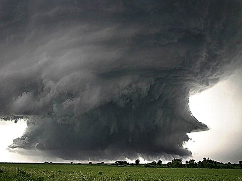 Massive Storm Cloud — Gray, Dramatic, Afternoon