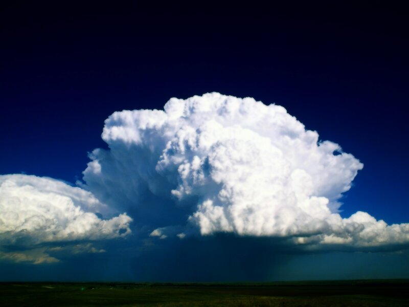Massive Storm Cloud — White, Dramatic