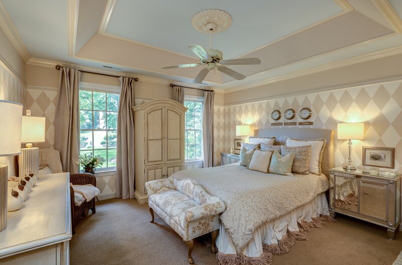 Master Bedroom Interior — Beige, Serene, Afternoon