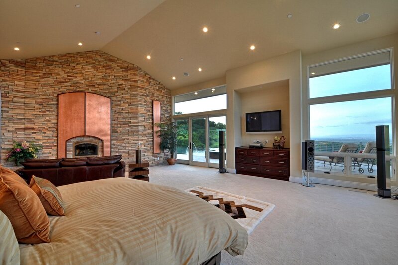 Master Bedroom with Fireplace