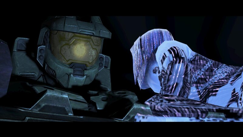 Master Chief and Cortana in a moment