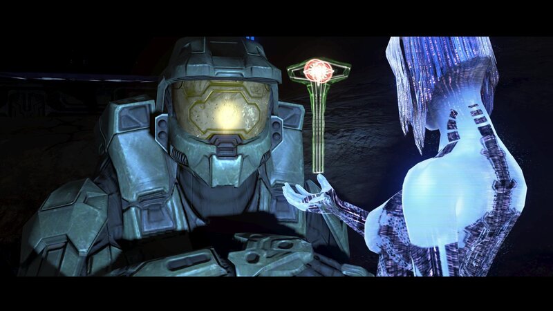 Master Chief and Cortana interaction