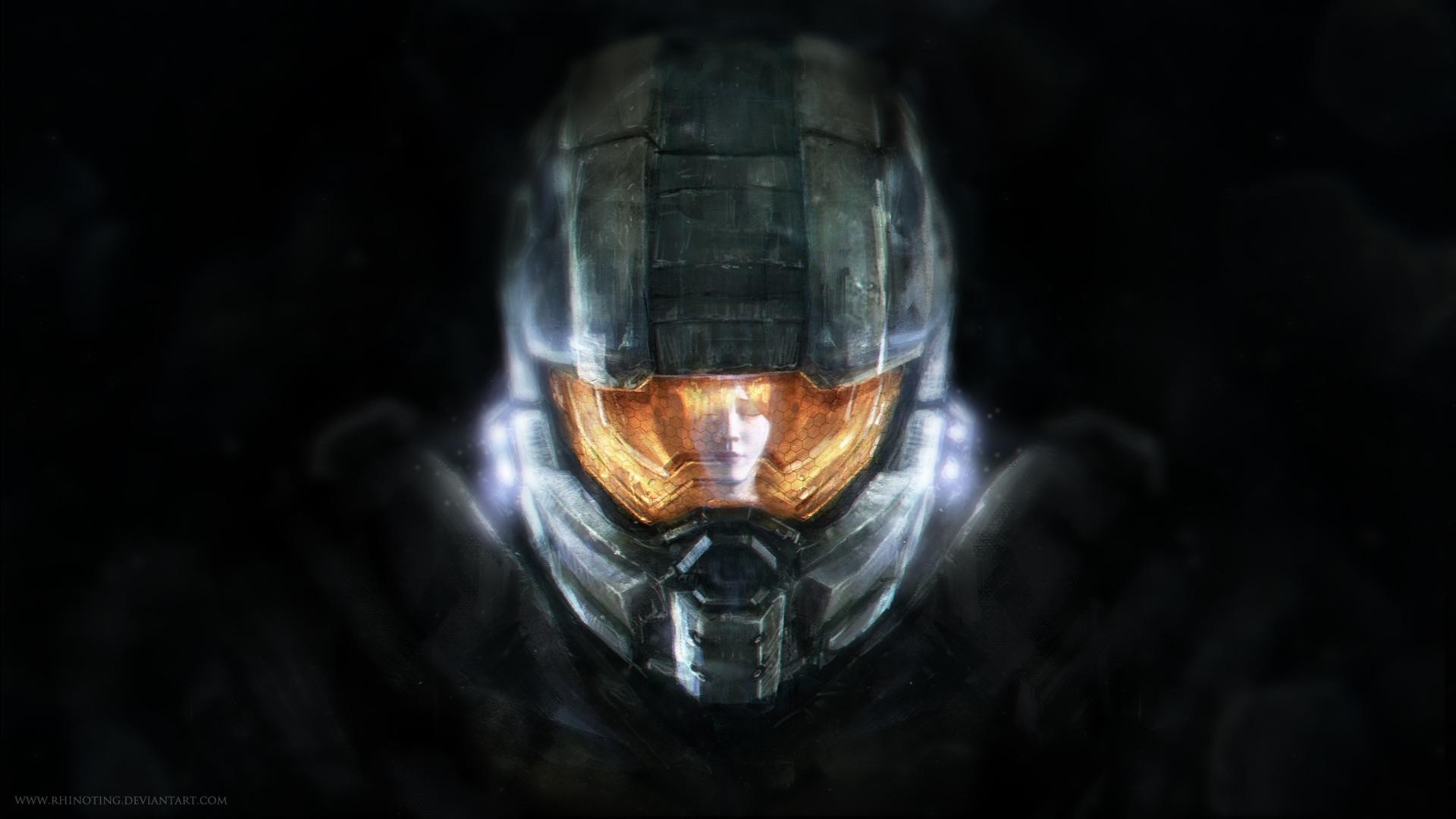 Master Chief helmet close-up