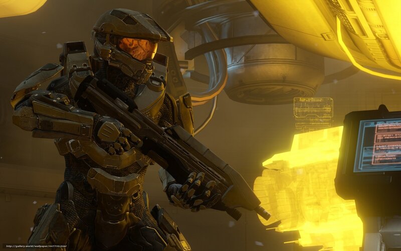 Master Chief in a spaceship