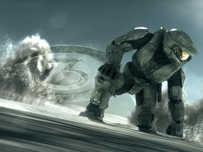 Master Chief in action