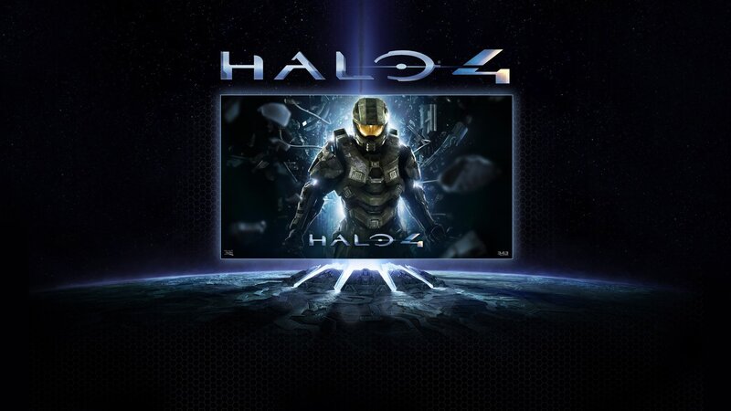 Master Chief in Armor — Black, Dramatic, Night