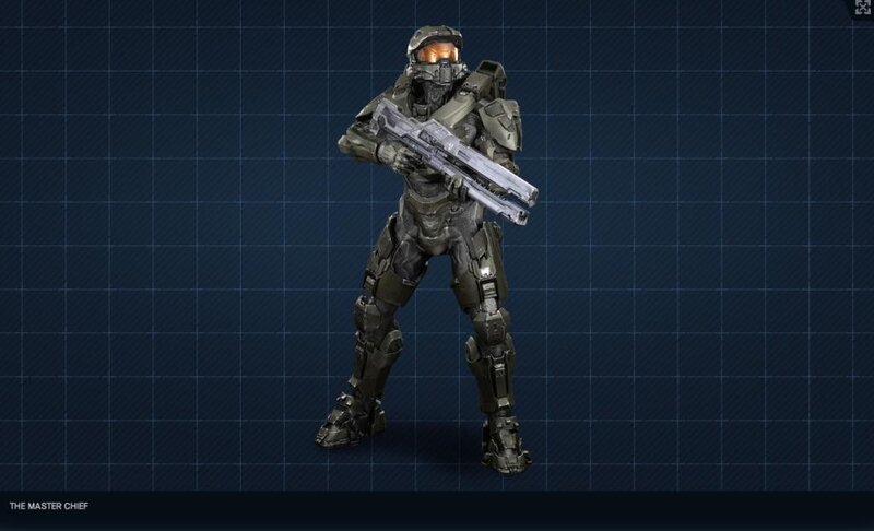 Master Chief in Armor — Gray