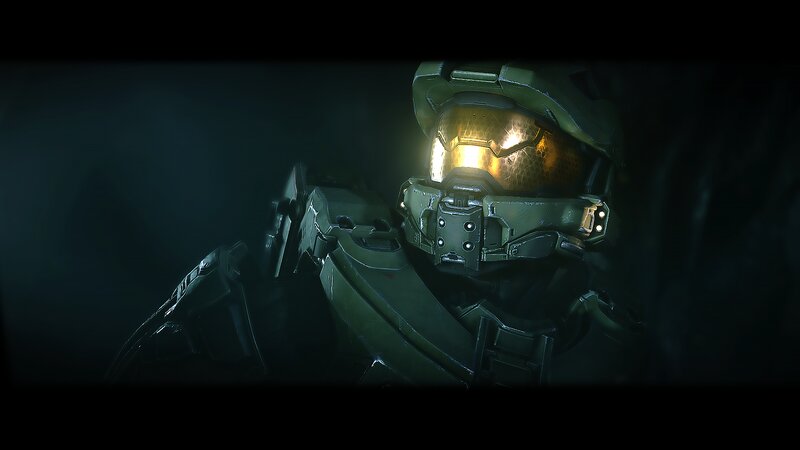 Master Chief in Armor — Green, Dramatic