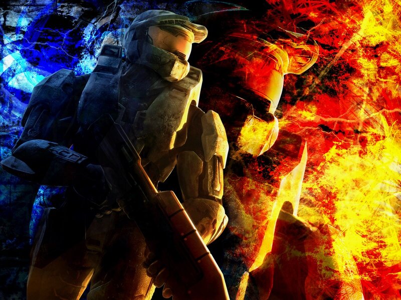 Master Chief in combat